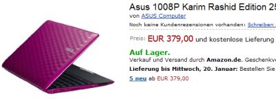 Eee PC 1008P Karim Rashid pink Angebot