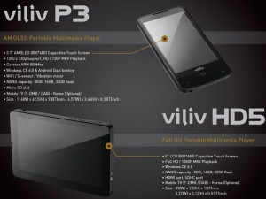 Viliv P3 and Viliv HD5