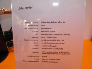 Shuttle XS35 - 002