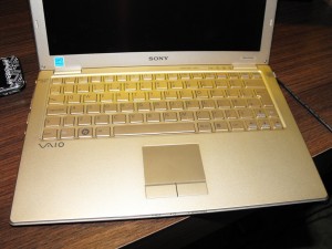 Sony Vaio X - Gold 3