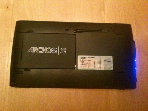 Archos 9 - Back