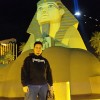 Vor dem Luxor Hotel in Las Vegas zur CES 2010