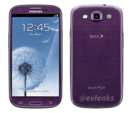 Samsung Galaxy S3 lila