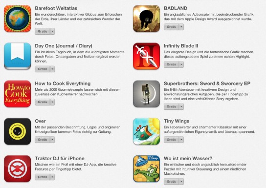 5 Jahre App Store Apps