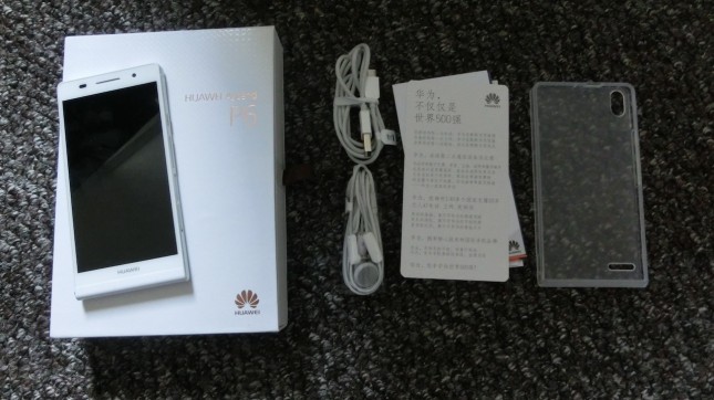 Huawei Ascend P6 Lieferumfang