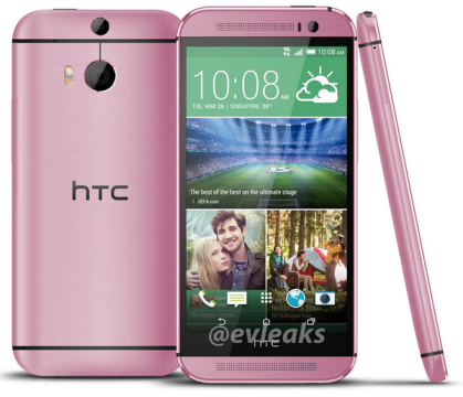 HTC One M8 Pink