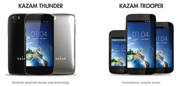 Kazam Smartphones
