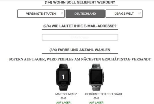 pebble steel deutschland