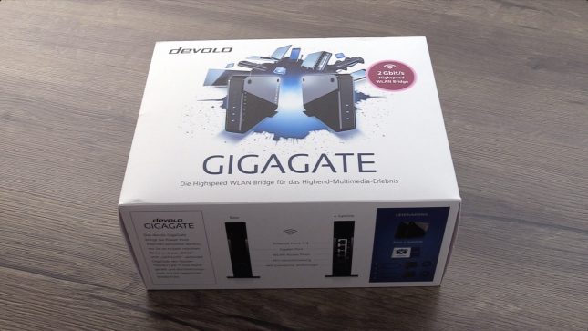Werbung: Devolo GigaGate Highspeed WLAN Bridge