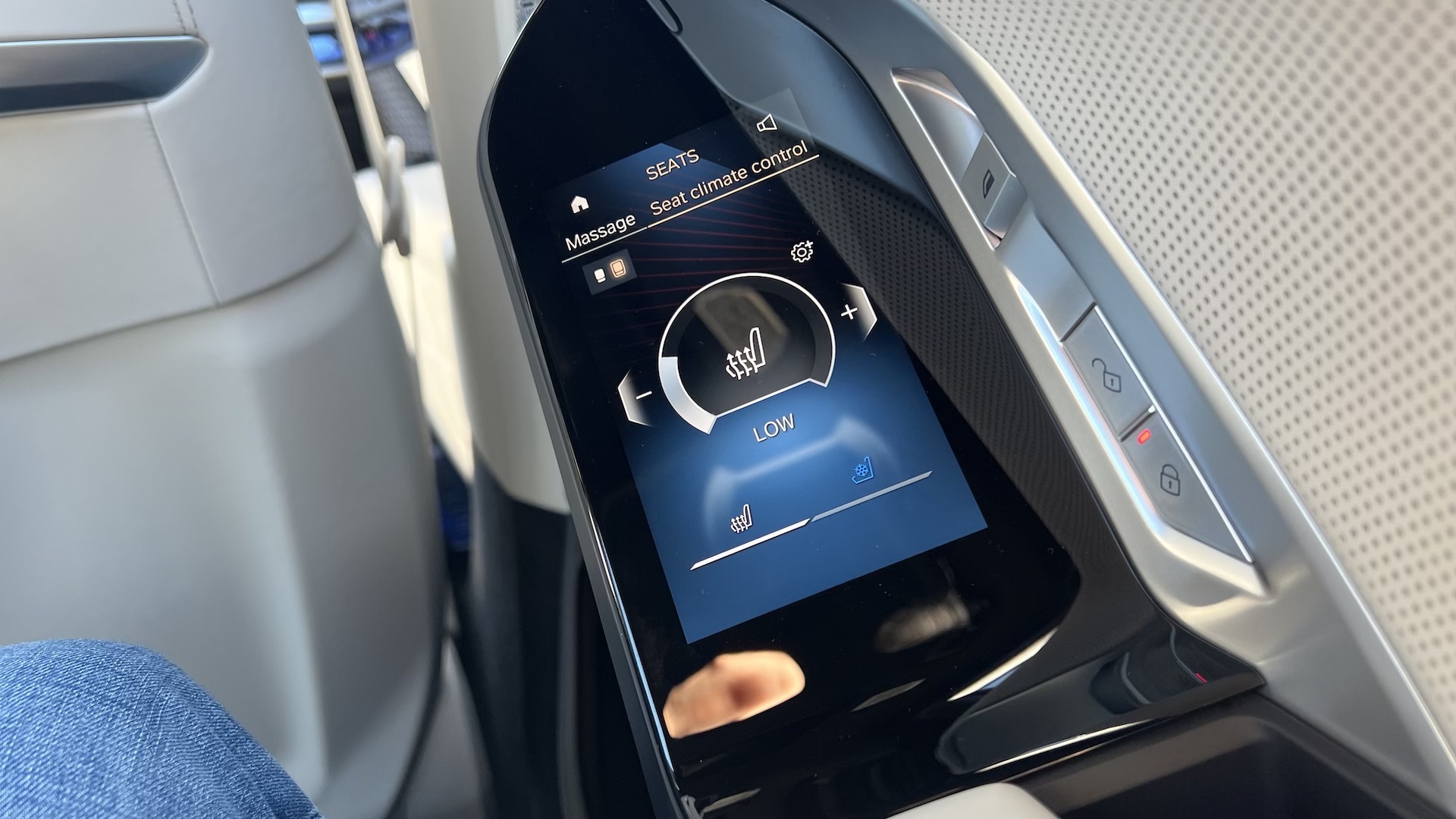 BMW i7 Tür Touchscreen