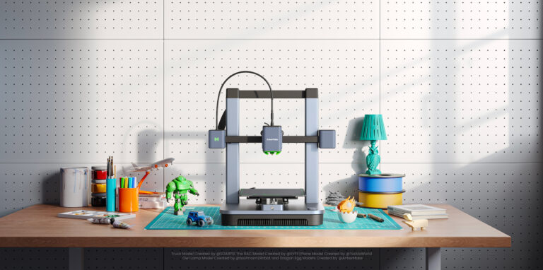 AnkerMake M5C 3D-Drucker auf Schreibtisch