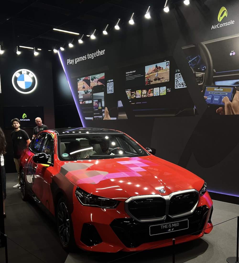 BMW AirConsole auf der Gamescom 2023