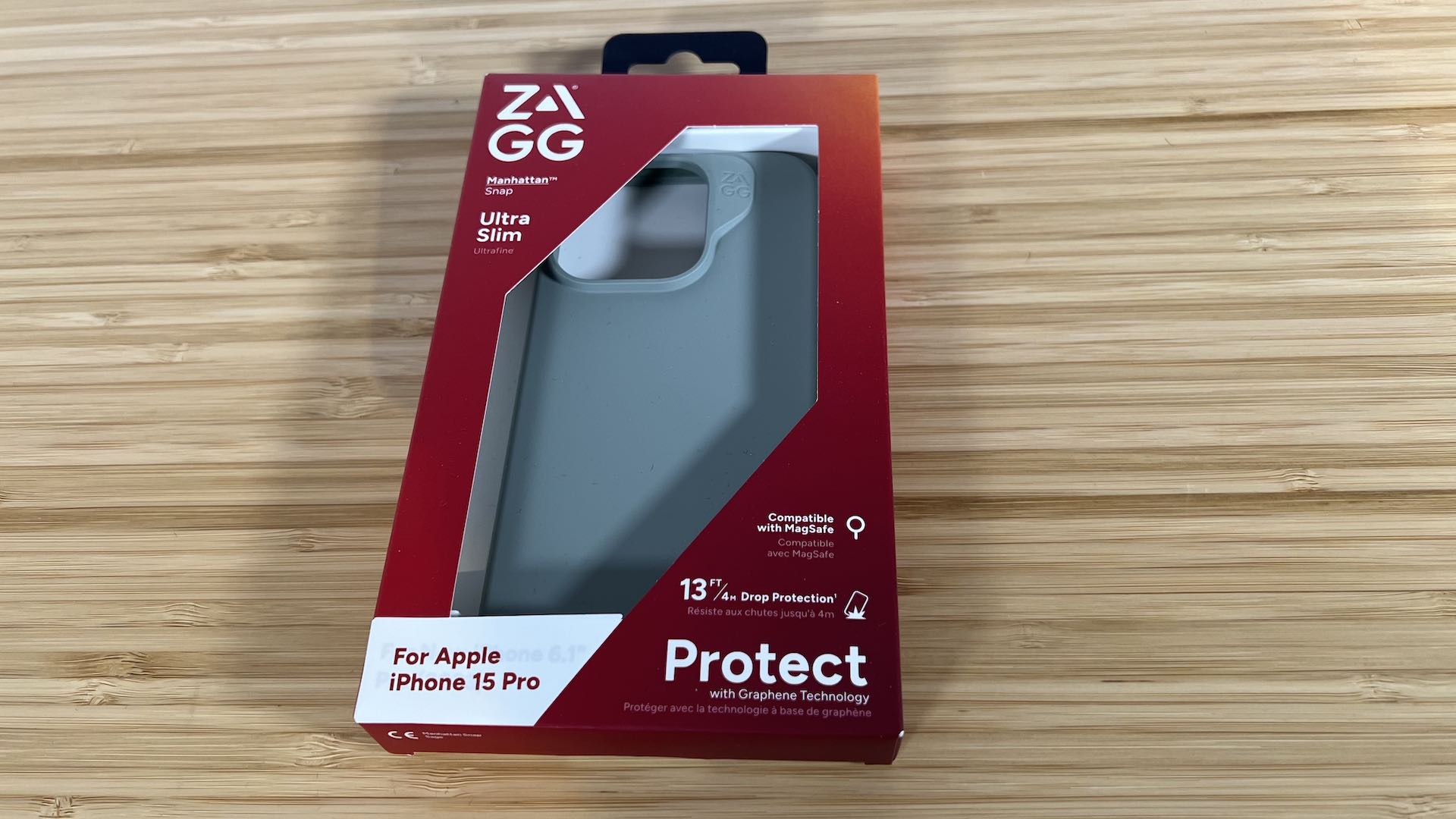 ZAGG Manhattan Snap Apple iPhone 15 Pro Verpackung