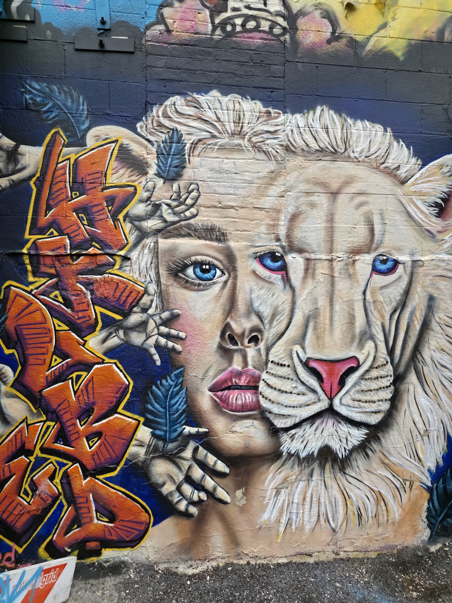 Graffiti mit dem Samsung Galaxy Fold 7 aufgenommen